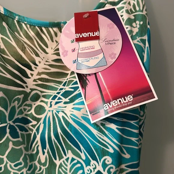Avenue “The Swimdress” Size 24 NWT - Picture 3 of 13